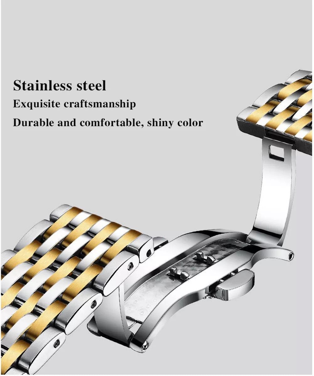 Herren-Armbanduhr mit Tag & Datum 42 mm