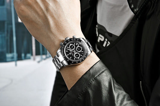 Pagani Design 1644 - Herren-Chronograph mit Datum 40 mm - Daytona Hommage