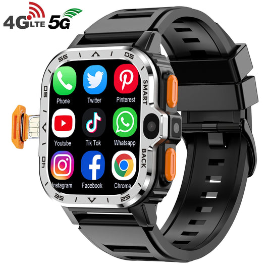 Smartwatch 4G SIM - Fitnessarmband mit Android 8.1