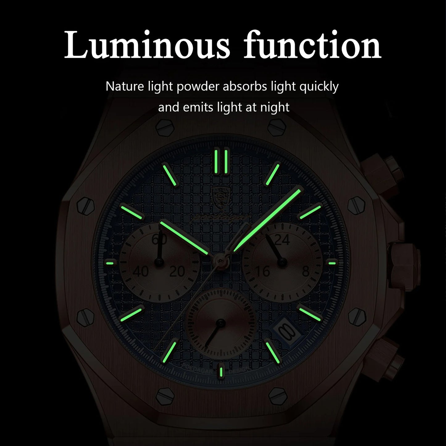 Herren-Chronograph mit Datum 42 mm - Royal Oak Hommage