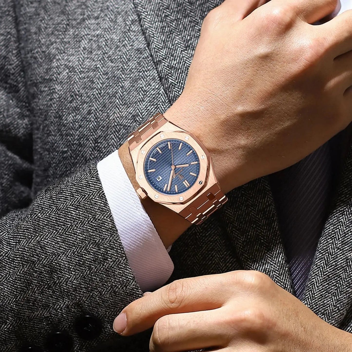 Herren-Armbanduhr mit Datum 42 mm - Royal Oak Hommage