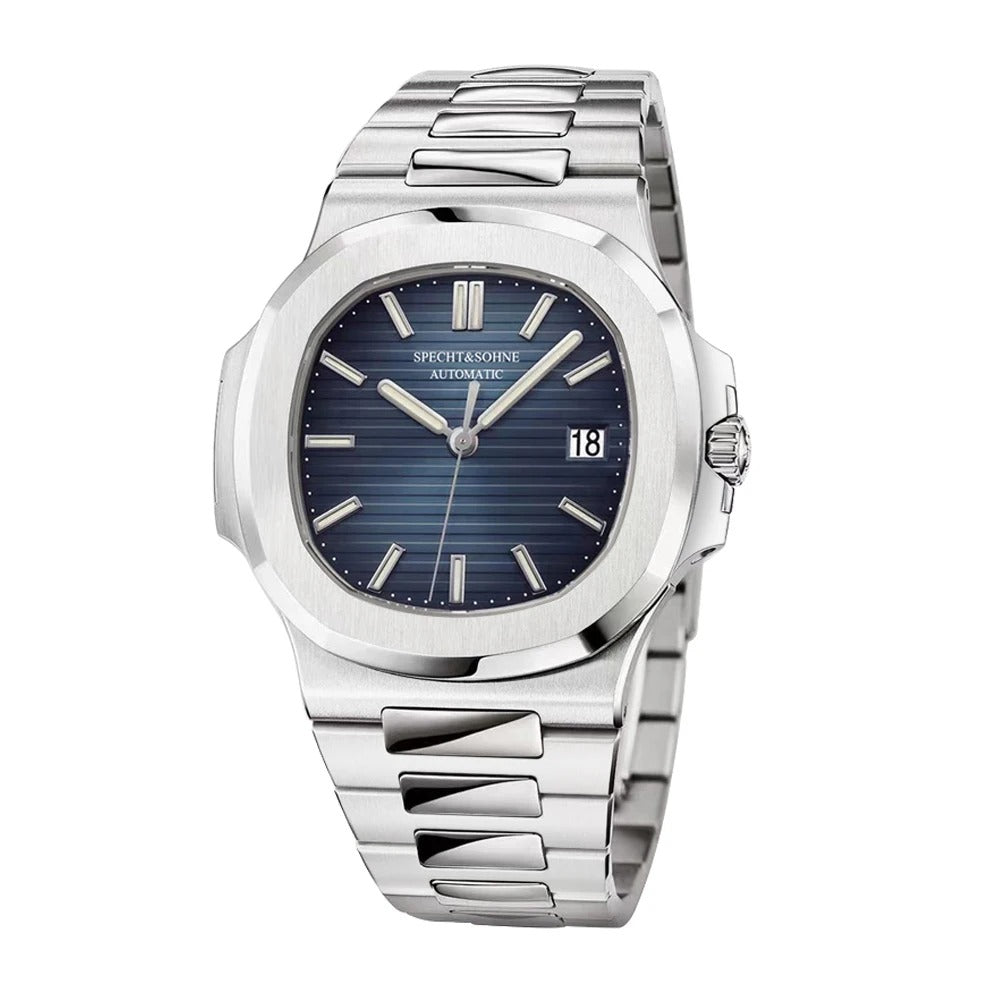 Specht & Söhne 5711 - Herren-Automatikuhr mit Datum 42 mm