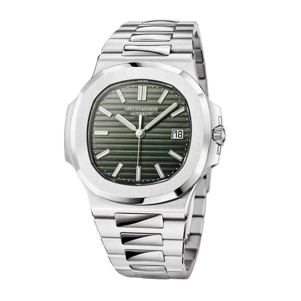 Specht & Söhne 5711 - Herren-Automatikuhr mit Datum 42 mm