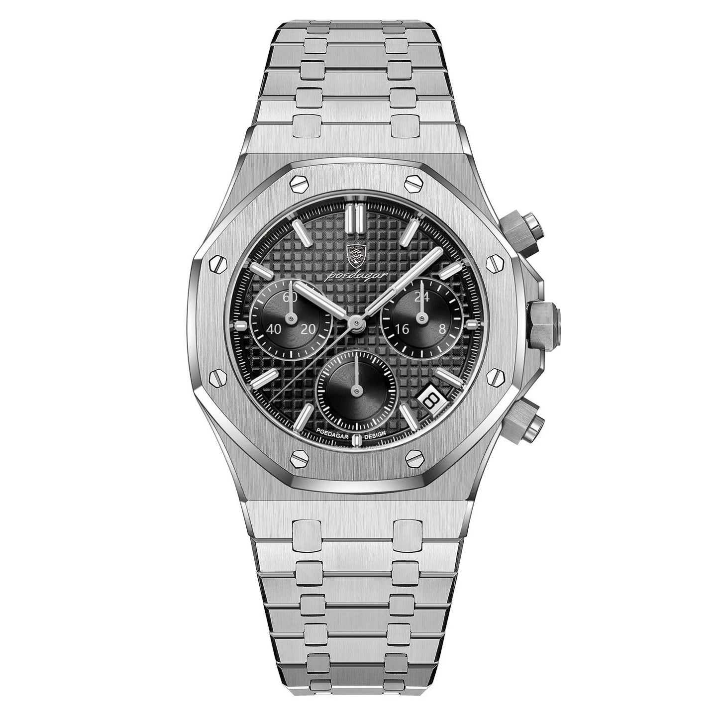 Herren-Chronograph mit Datum 42 mm - Royal Oak Hommage