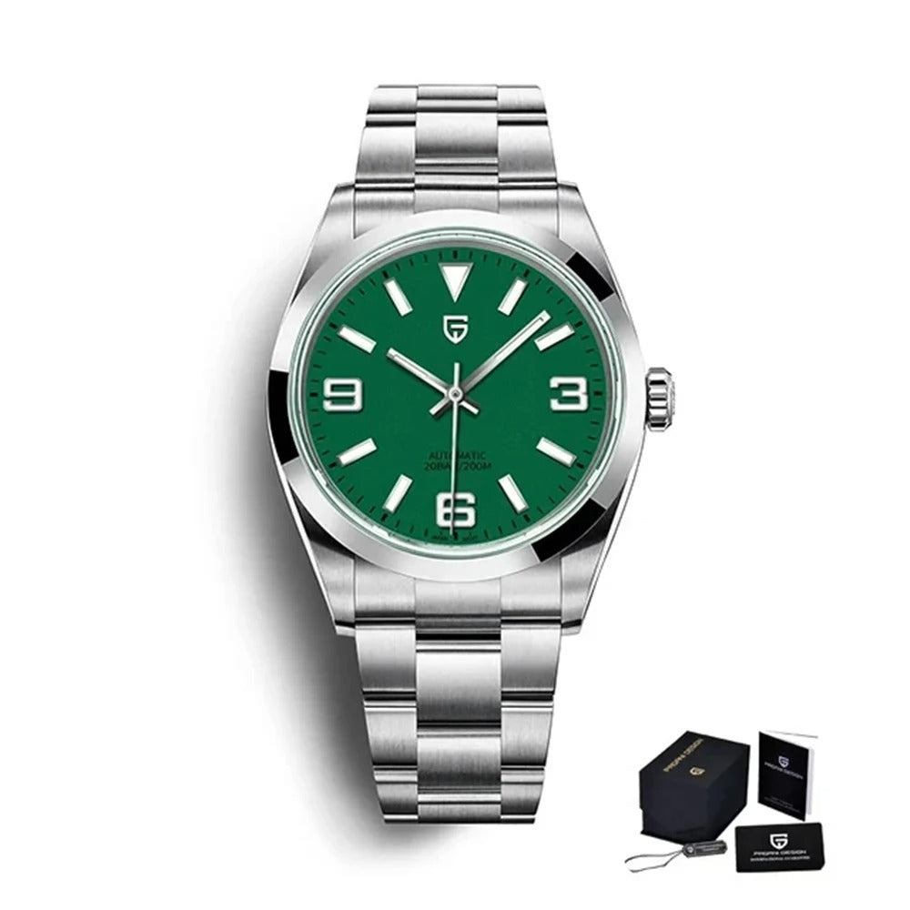 Pagani Design 1692 NH35 | Herrenuhr Automatik | Oyster Hommage | Saphirglas 40mm | 20 ATM