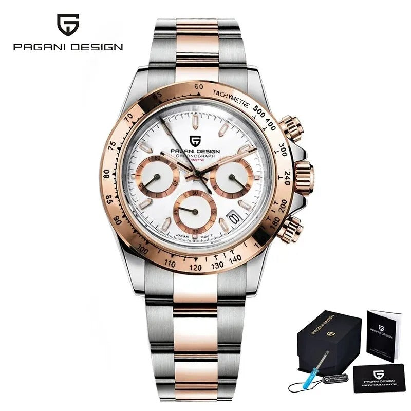 Pagani Design 1644 - Herren-Chronograph mit Datum 40 mm