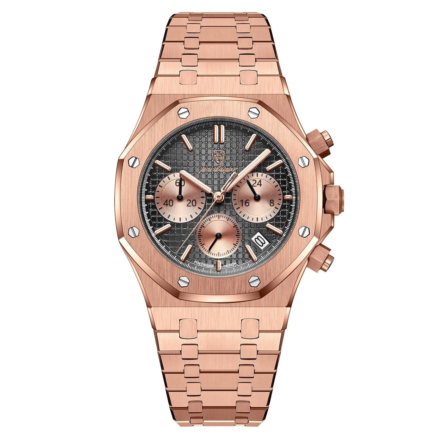 Herren-Chronograph mit Datum 42 mm - Royal Oak Hommage