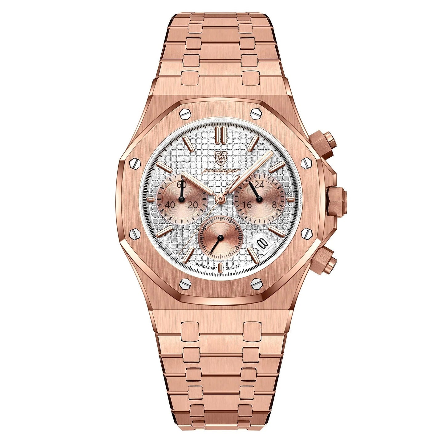 Herren-Chronograph mit Datum 42 mm - Royal Oak Hommage