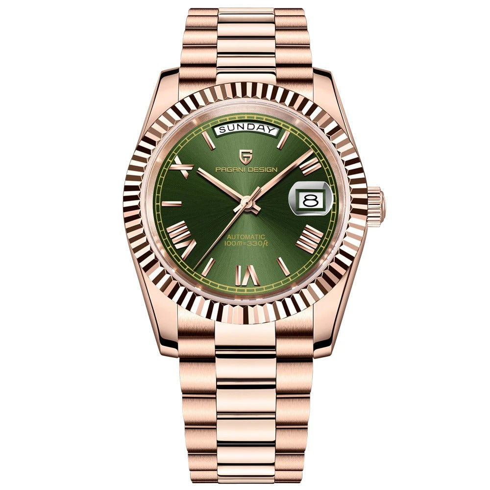 Pagani Design 1752 DD36 - Automatikuhr mit Tag & Datum