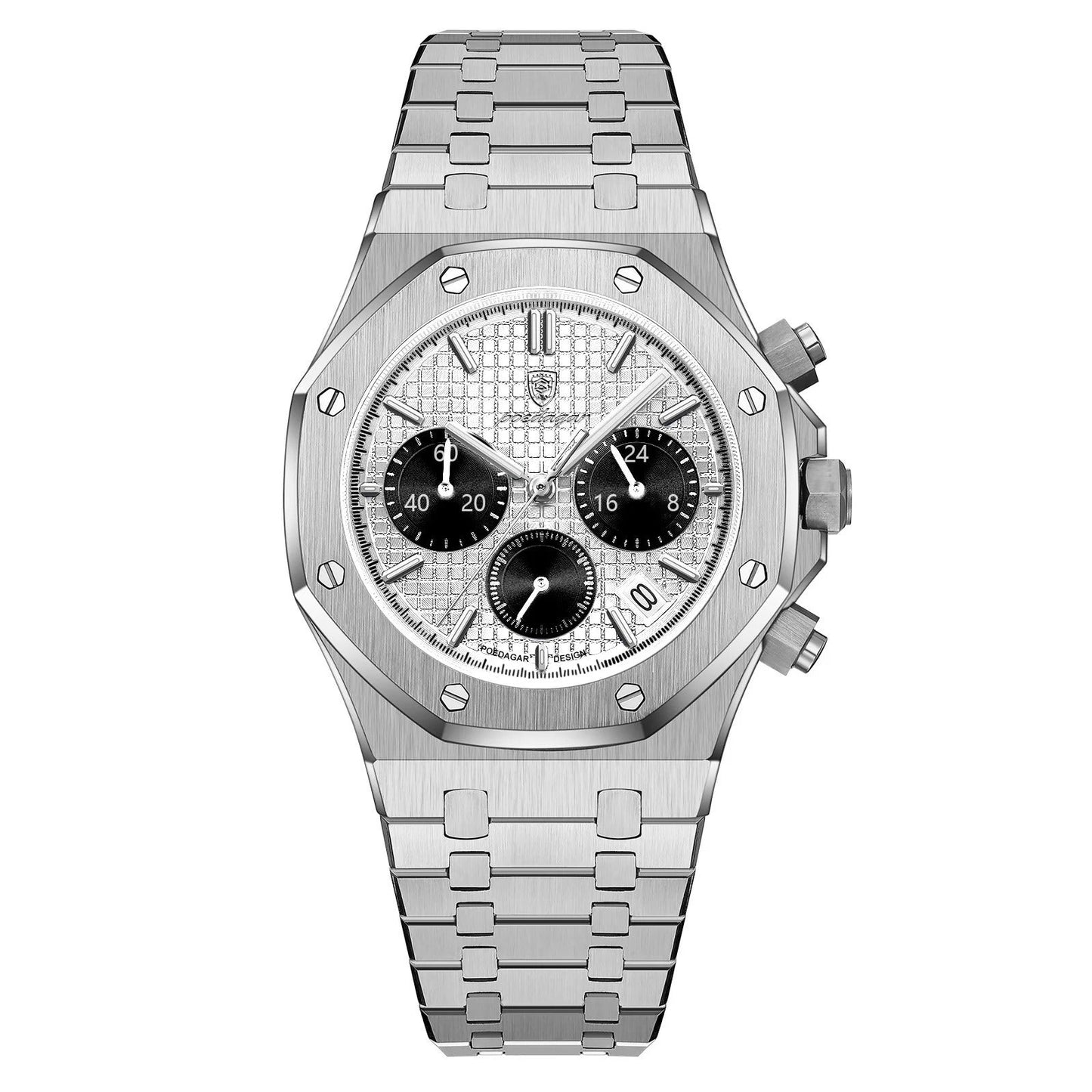 Herren-Chronograph mit Datum 42 mm - Royal Oak Hommage