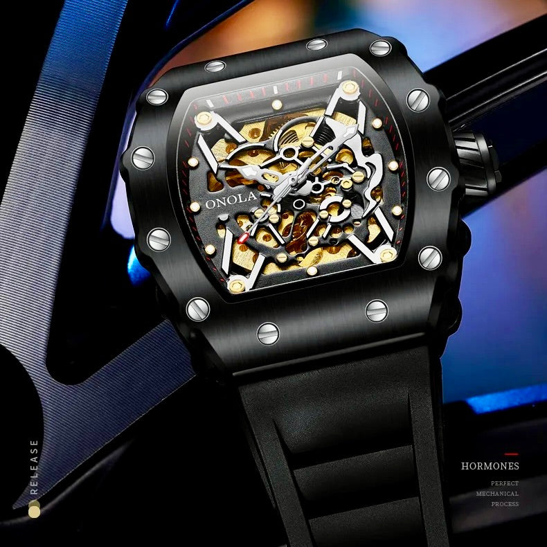 Automatikuhr Eleganz im Stil von Richard Mille Tonneau Uhrenfuchs