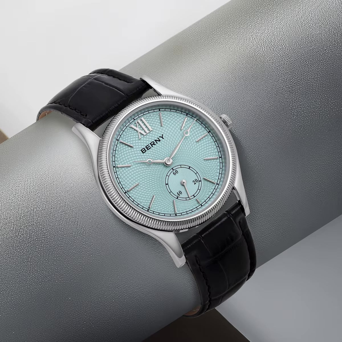 Klassik Herrenuhr – Elegante Quarzuhr mit Lederarmband | 7,5 mm dünn