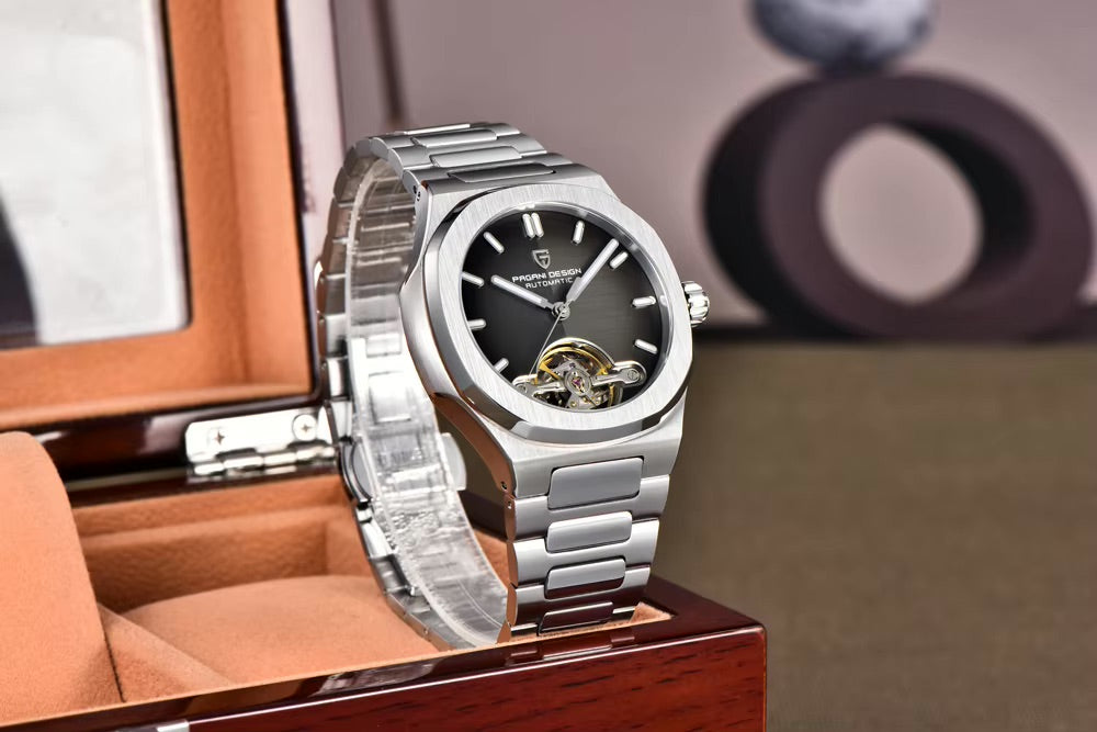 Skeleton Herrenuhr Automatik E325 | Offenes Zifferblatt | Saphirglas 42mm