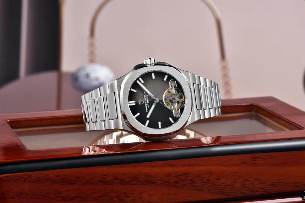 Skeleton Herrenuhr Automatik E325 | Offenes Zifferblatt | Saphirglas 42mm