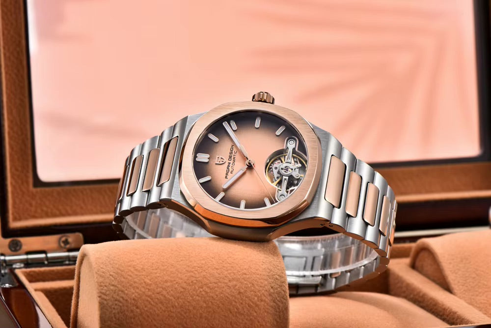Skeleton Herrenuhr Automatik E325 | Offenes Zifferblatt | Saphirglas 42mm