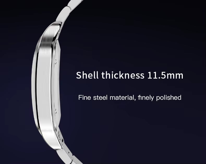 Specht & Söhne SP0011 Automatikuhr | Quadratisch Miyota 8215 Saphirglas 37x47mm