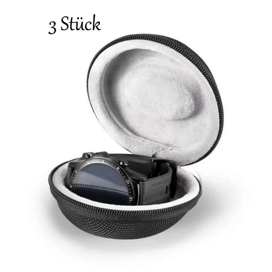 3 Stück Uhrenbox für 1 Uhr - Schwarz