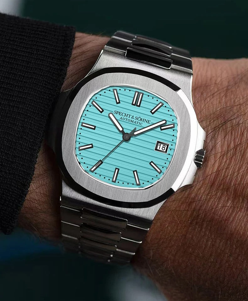 Specht & Söhne 5711 - Herren-Automatikuhr mit Datum 42 mm
