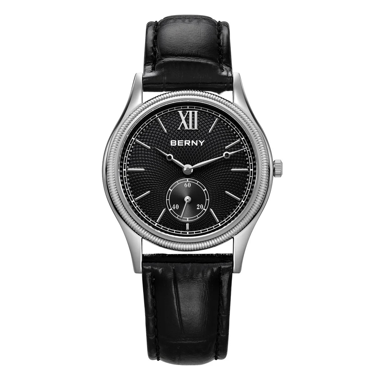 Klassik Herrenuhr – Elegante Quarzuhr mit Lederarmband | 7,5 mm dünn