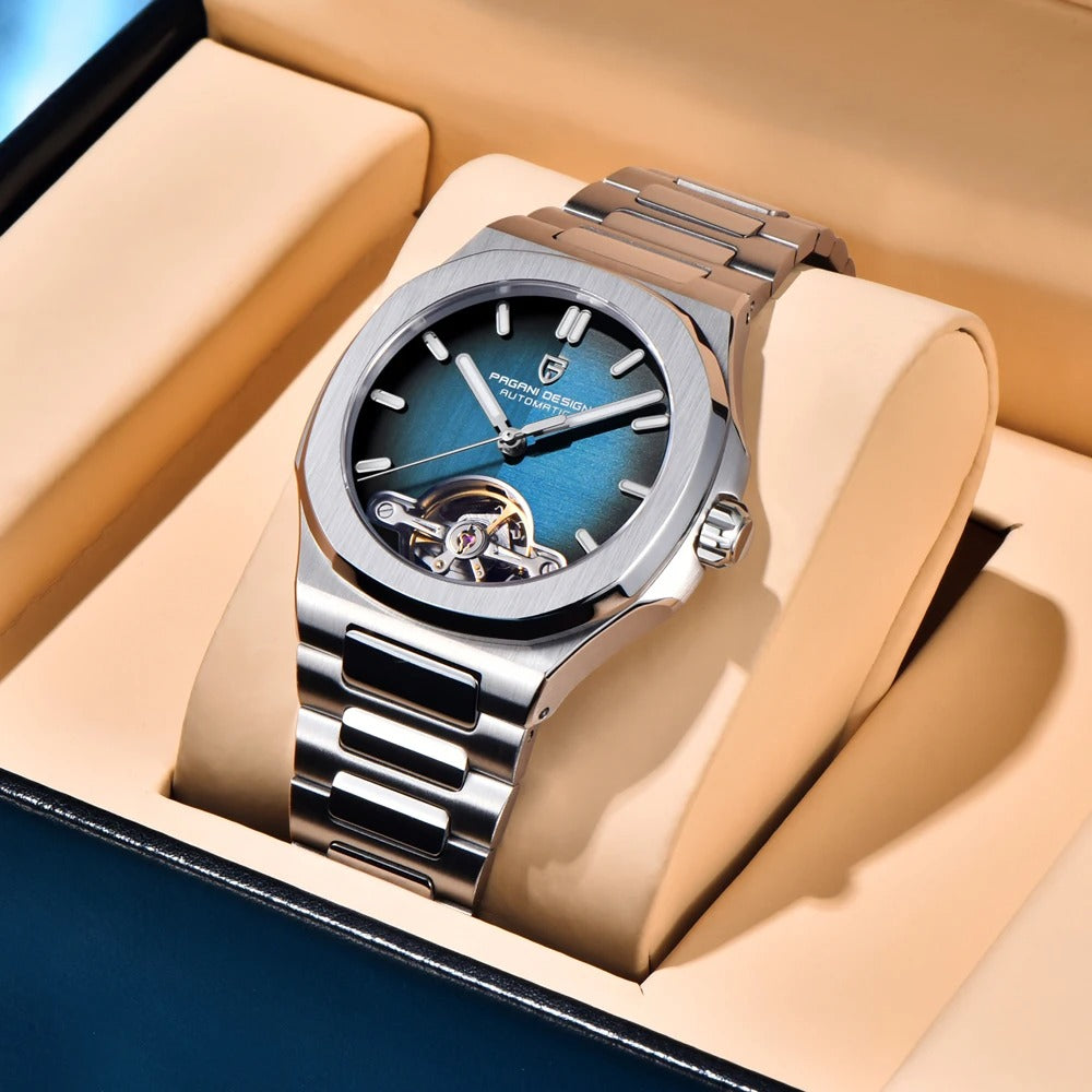 Skeleton Herrenuhr Automatik E325 | Offenes Zifferblatt | Saphirglas 42mm