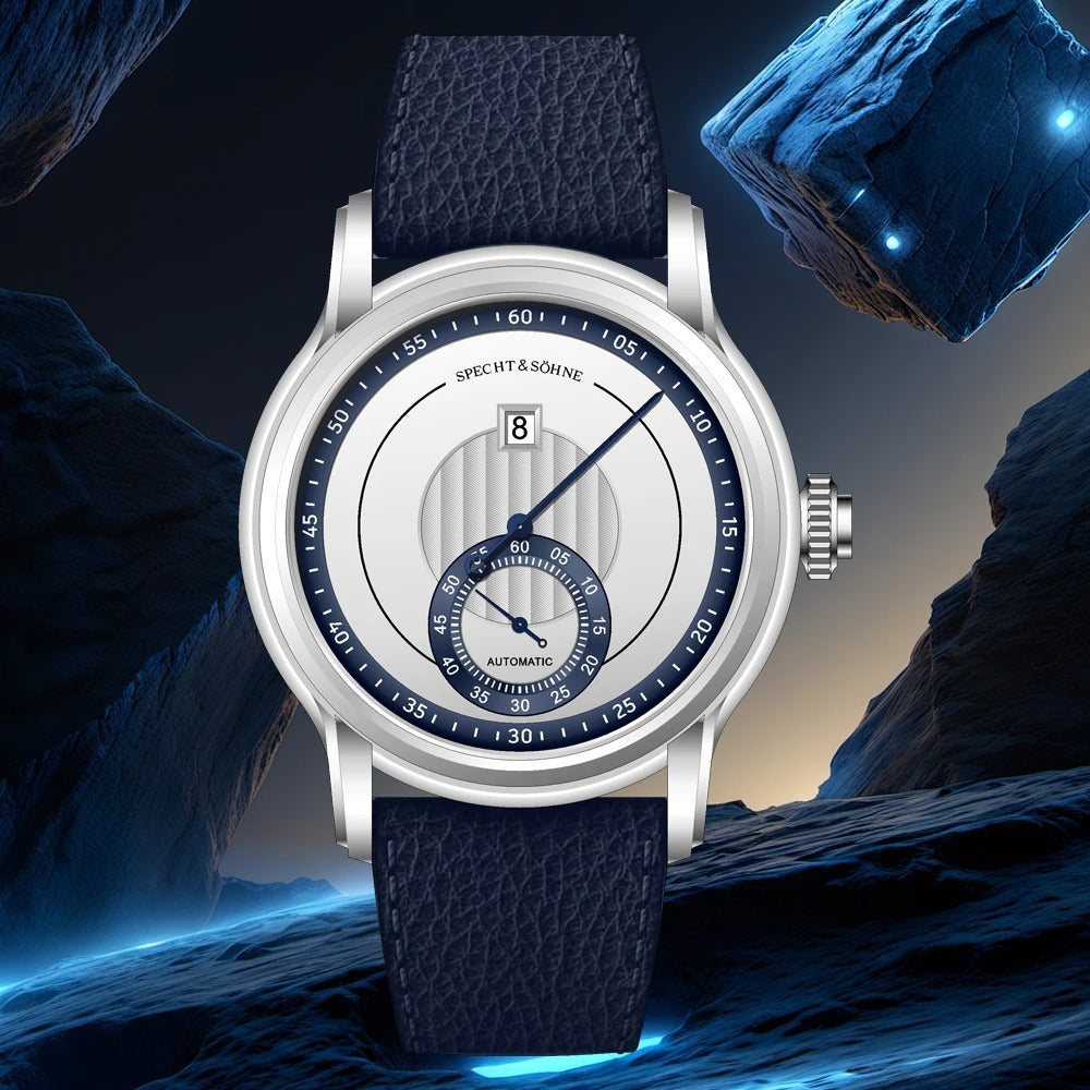 SPECHT & SÖHNE SP0032 Herrenuhr Automatik – Luxus Edelstahluhr mit Saphirglas, wasserdicht 5 Bar