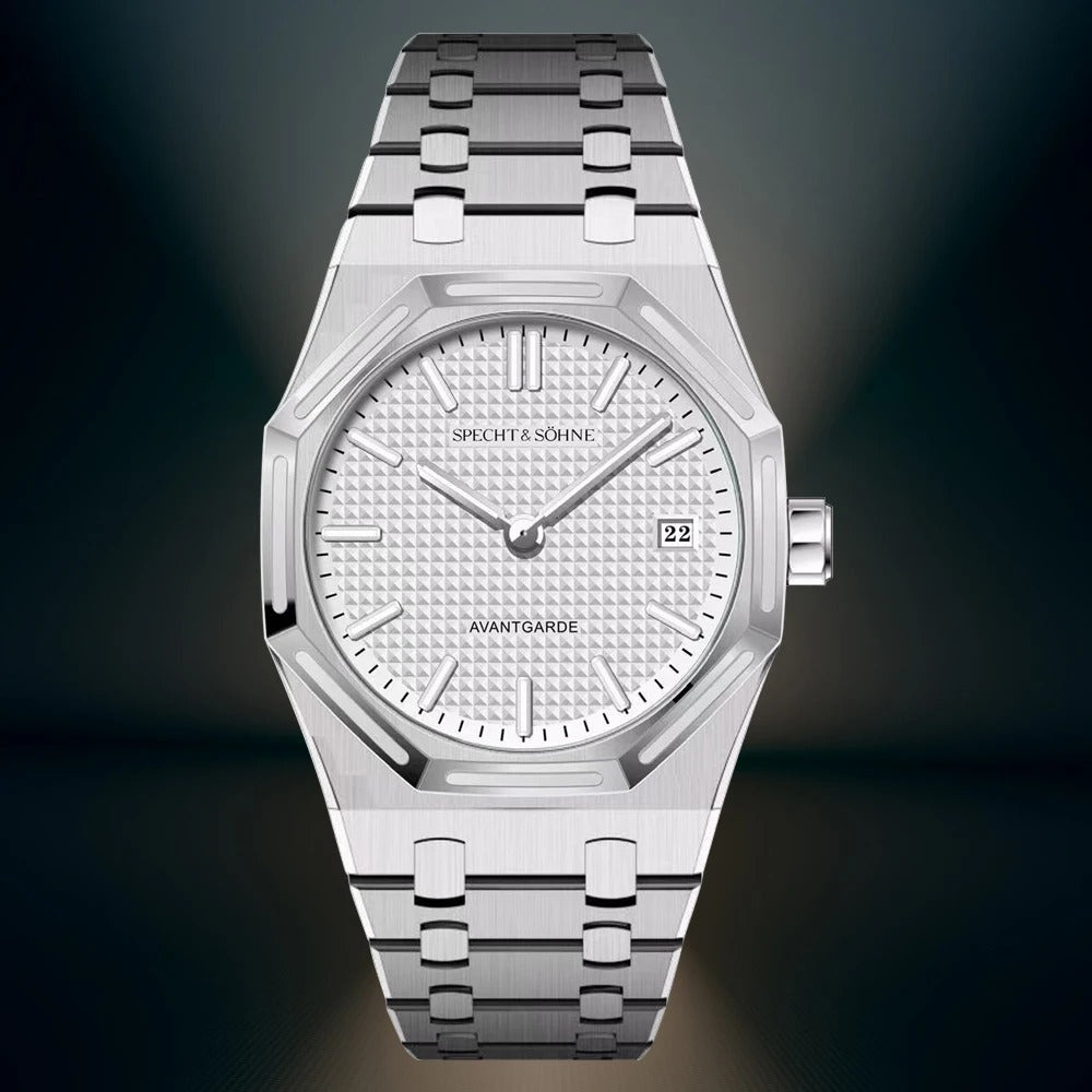 Specht & Söhne SP0030 Quarzuhr | Achteck Tapisserie VX3K Saphirglas 38mm