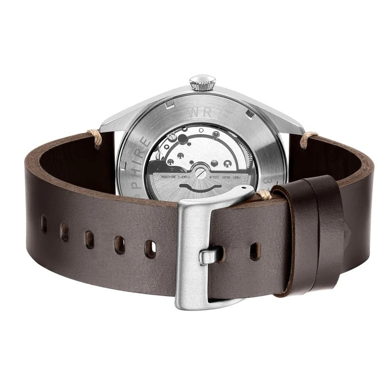 Flieger Automatikuhr | Pilotenuhr mit Datum 40 mm