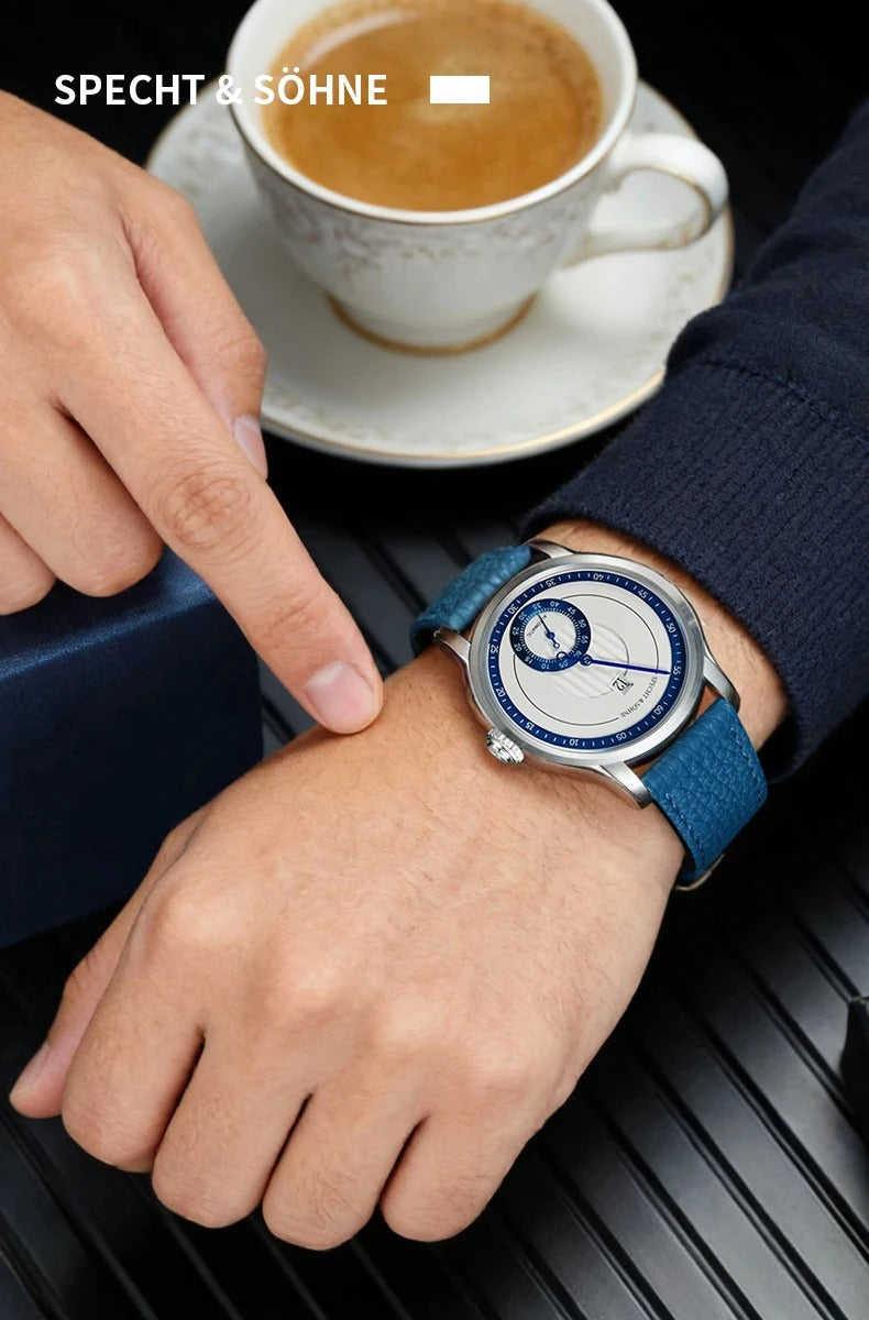 SPECHT & SÖHNE SP0032 Herrenuhr Automatik – Luxus Edelstahluhr mit Saphirglas, wasserdicht 5 Bar