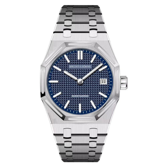 Specht & Söhne SP0030 Quarzuhr | Achteck Tapisserie VX3K Saphirglas 38mm