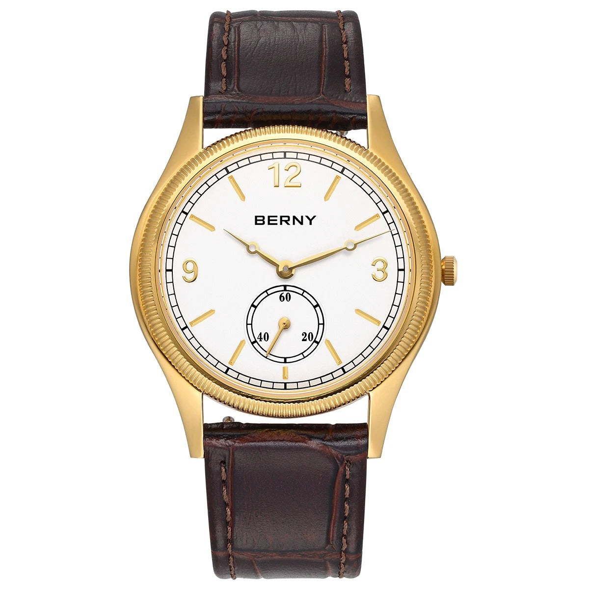Klassik Herrenuhr – Elegante Quarzuhr mit Lederarmband | 7,5 mm dünn