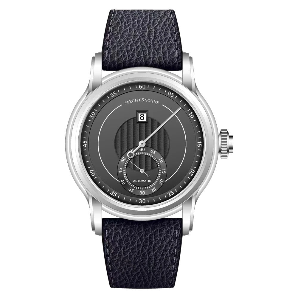 SPECHT & SÖHNE SP0032 Herrenuhr Automatik – Luxus Edelstahluhr mit Saphirglas, wasserdicht 5 Bar