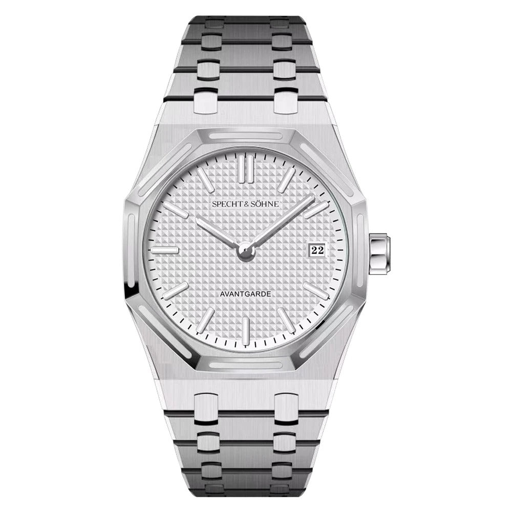 Specht & Söhne SP0030 Quarzuhr | Achteck Tapisserie VX3K Saphirglas 38mm