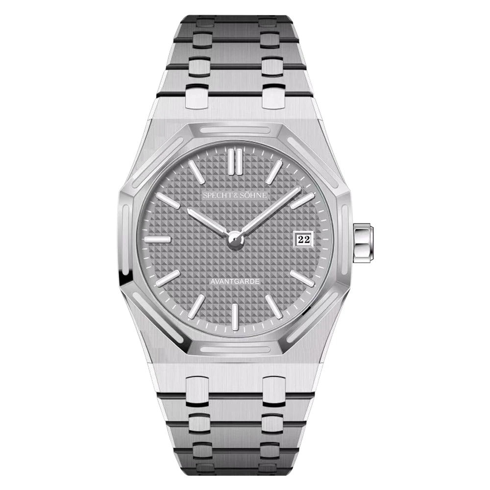 Specht & Söhne SP0030 Quarzuhr | Achteck Tapisserie VX3K Saphirglas 38mm