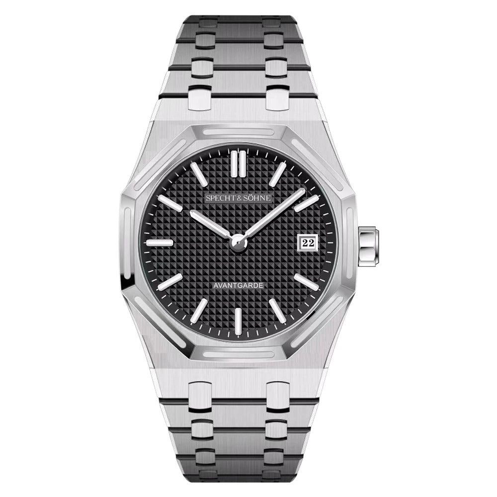 Specht & Söhne SP0030 Quarzuhr | Achteck Tapisserie VX3K Saphirglas 38mm