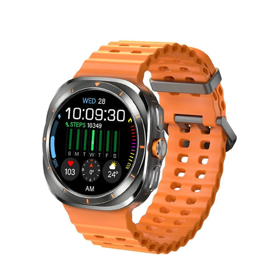 Smartwatch Ultra – 1,43" Fitnessarmband für Android & iOS, Herzfrequenz & Schrittzähler - Wasserdicht